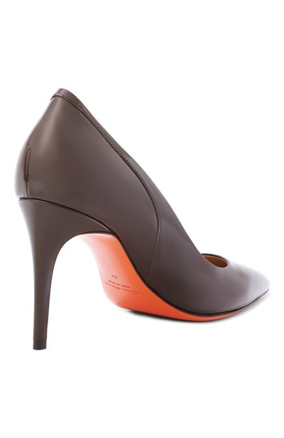 Лакированные туфли SANTONI темно-коричневого цвета по цене 103500 руб., арт. WDXG72423HIANVHD, фото 5 Лакированные туфли SANTONI, арт. WDXG72423HIANVHD, фото 5