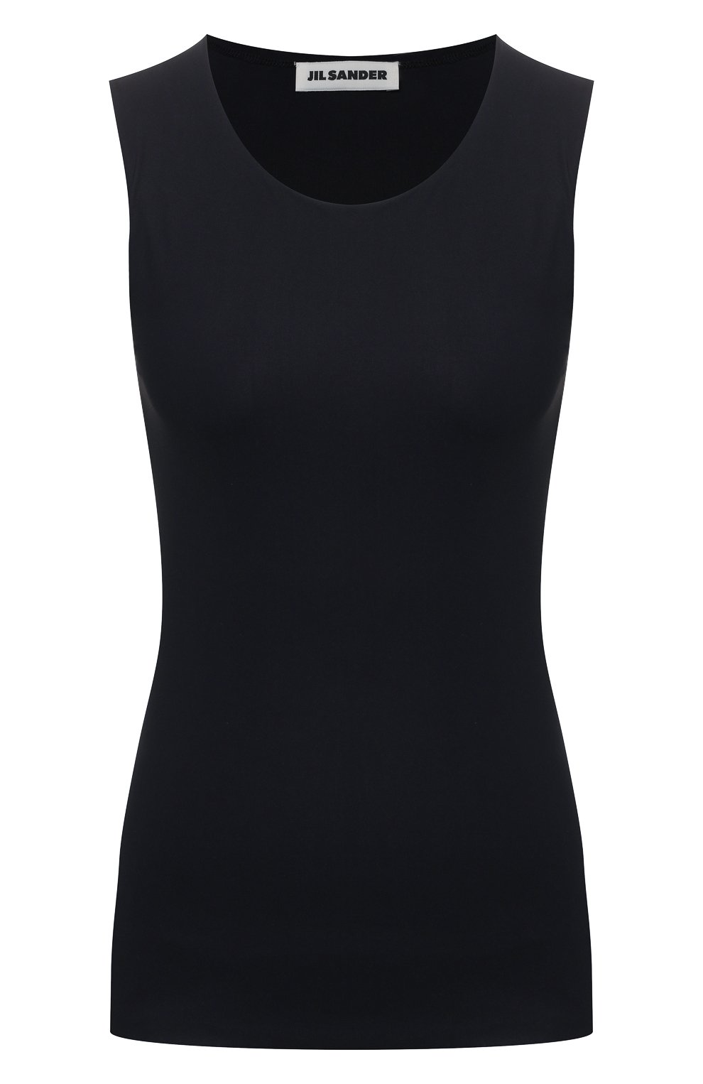 Топ JIL SANDER черного цвета по цене 26350 руб., арт. JSCU705036-WU477108, фото 1 Топ JIL SANDER, арт. JSCU705036-WU477108, фото 1