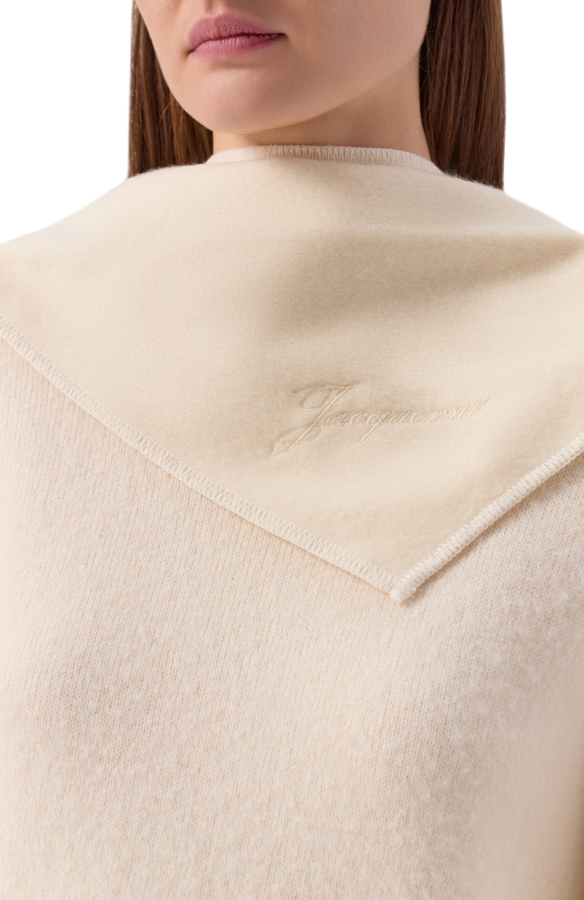 Кашемировый шарф-косынка JACQUEMUS, арт. 25HACU00783/AK00292, фото 2