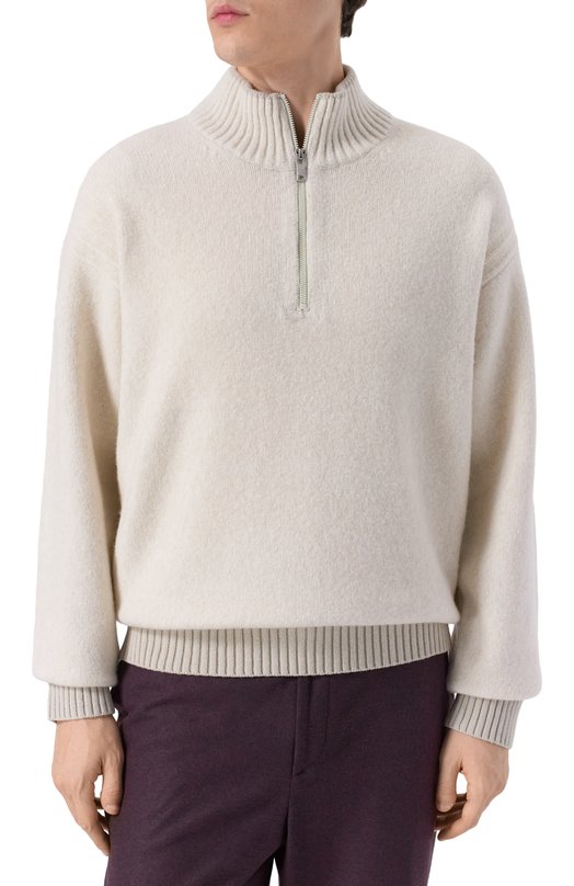 Шерстяной свитер BOSS Orange 50548669 Бежевый  50548669 Фото 3