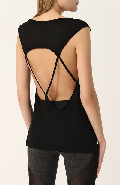 Майка KORAL ACTIVEWEAR черного цвета по цене 11200 руб., арт. A6033J07, фото 4 Майка KORAL ACTIVEWEAR, арт. A6033J07, фото 4