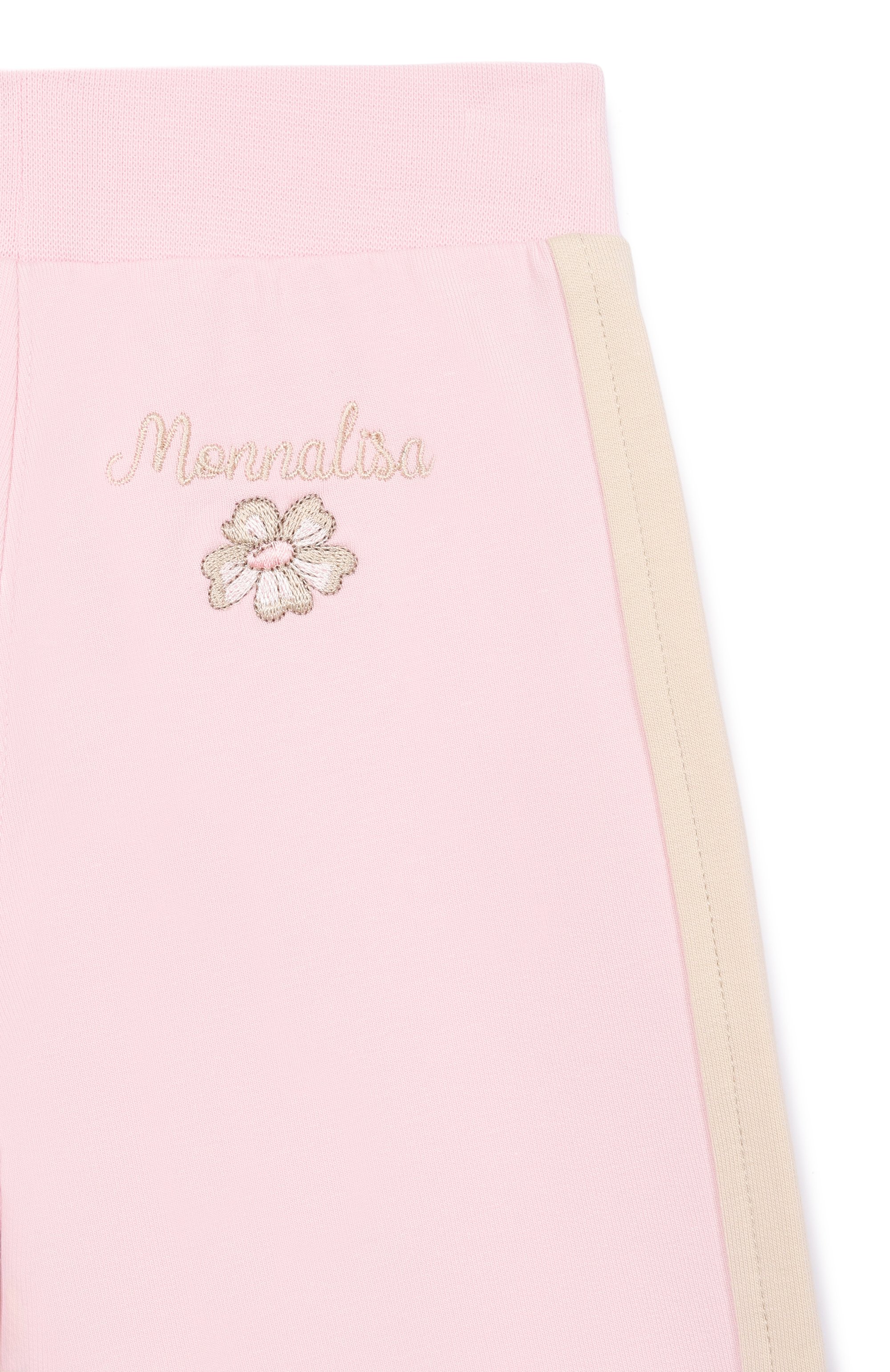 Хлопковые джоггеры MONNALISA, арт. 39G406, фото 3