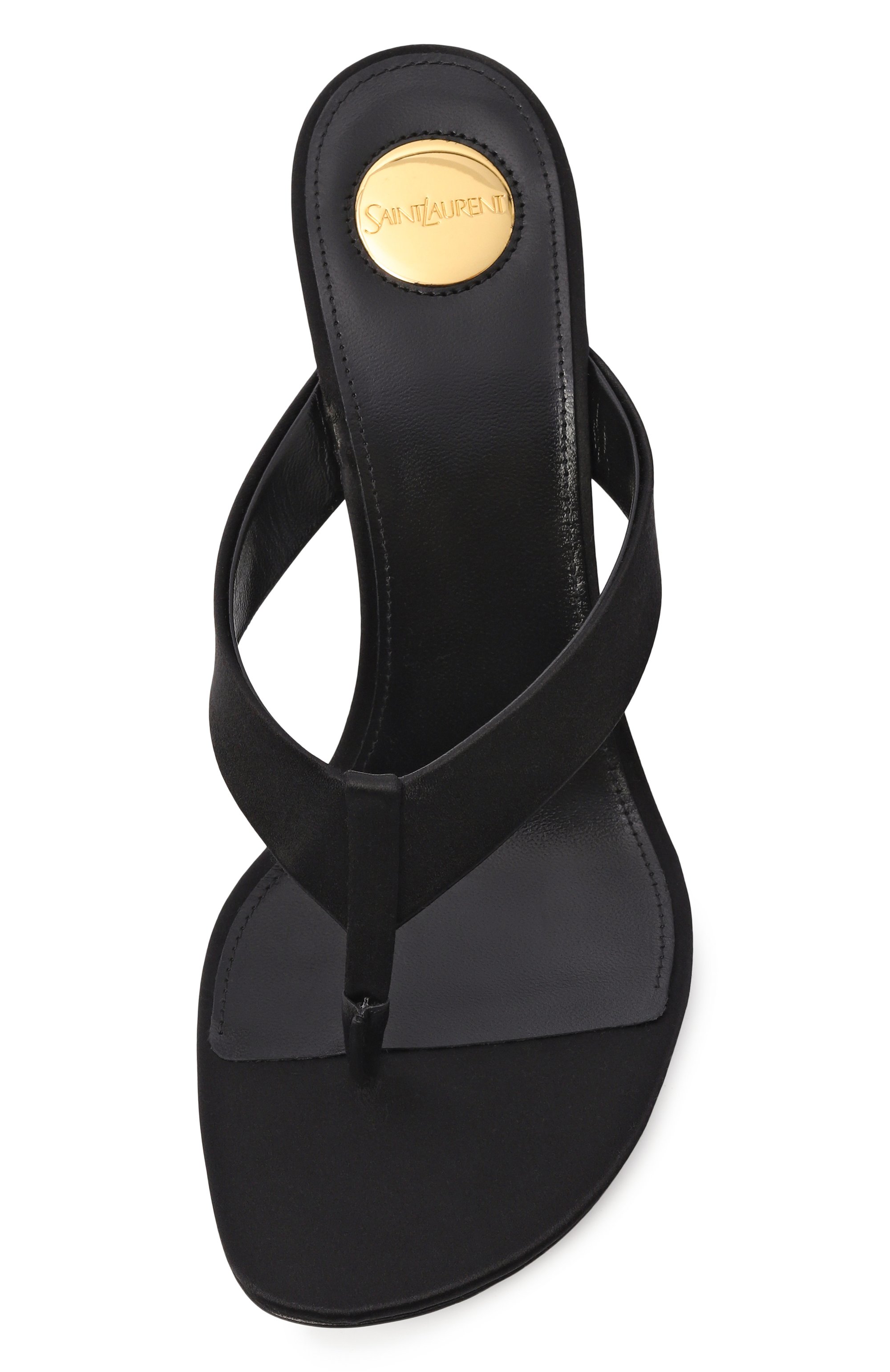 Текстильные мюли opyum 85 SAINT LAURENT, арт. 862941/9QNCV, фото 6