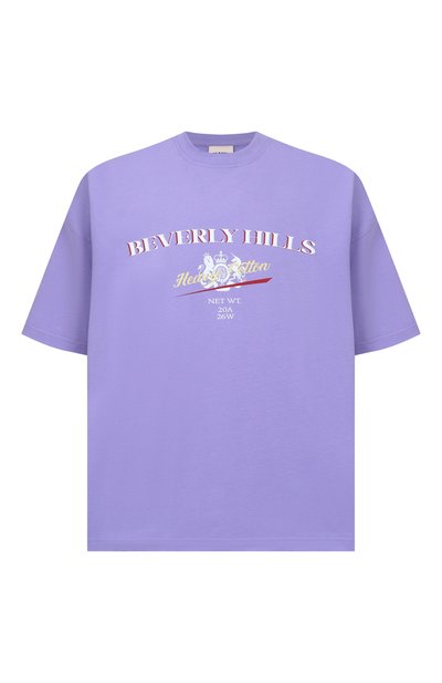 Хлопковая футболка PLANTA ROSA, арт. PR/T02/BEVERLY-PARADISE/220VELVET