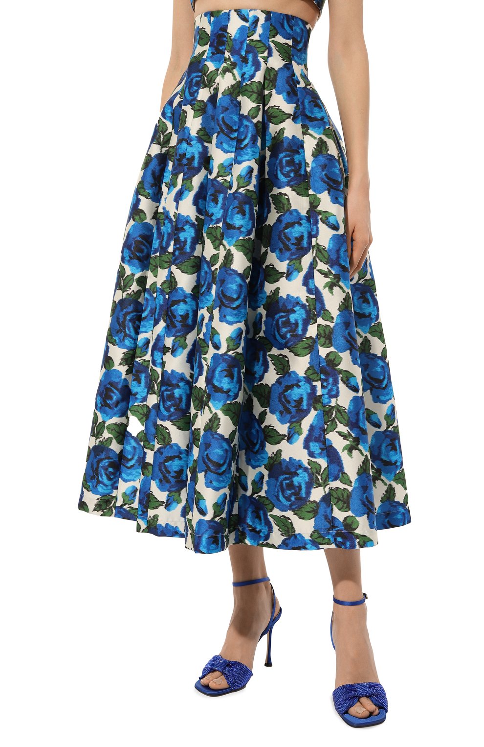 Юбка PHILOSOPHY DI LORENZO SERAFINI синего цвета по цене 79150 руб., арт. A0114/0735, фото 3 Юбка PHILOSOPHY DI LORENZO SERAFINI, арт. A0114/0735, фото 3