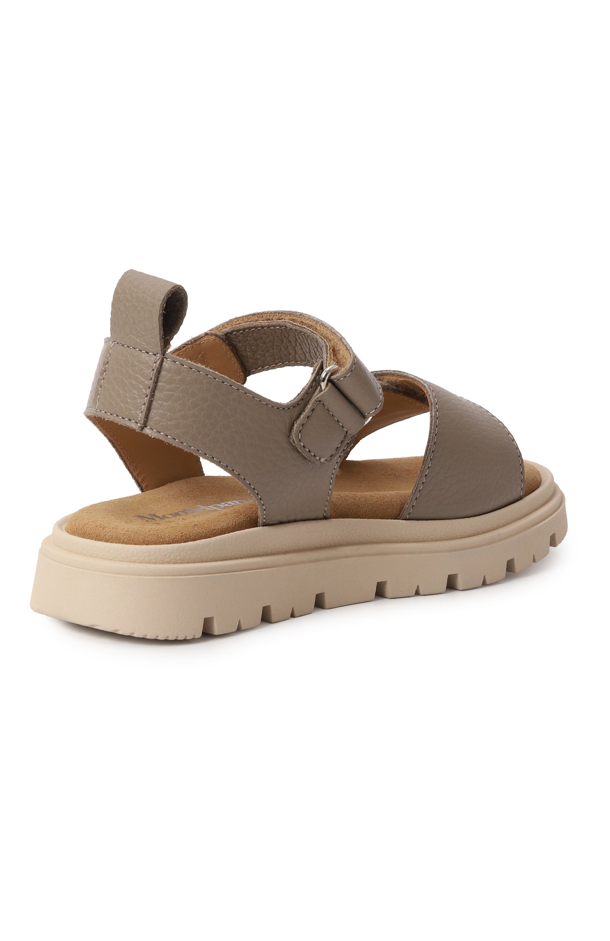 Кожаные сандалии MONTELPARE TRADITION бежевого цвета по цене 19950 руб., арт. MT16057/VAR1/28-35, фото 3 Кожаные сандалии MONTELPARE TRADITION, арт. MT16057/VAR1/28-35, фото 3