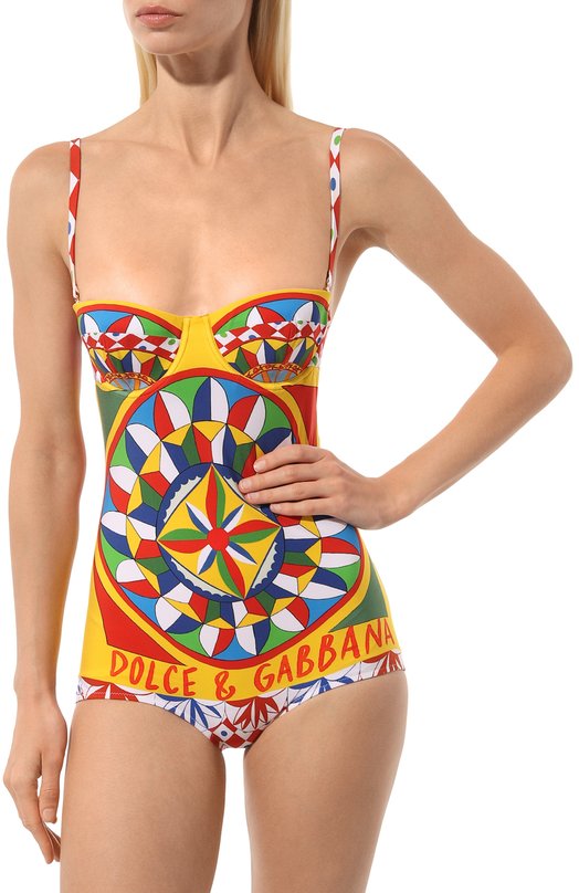 Слитный купальник Dolce & Gabbana 09A13J/0NN72 Разноцветный  09A13J/0NN72 Фото 2