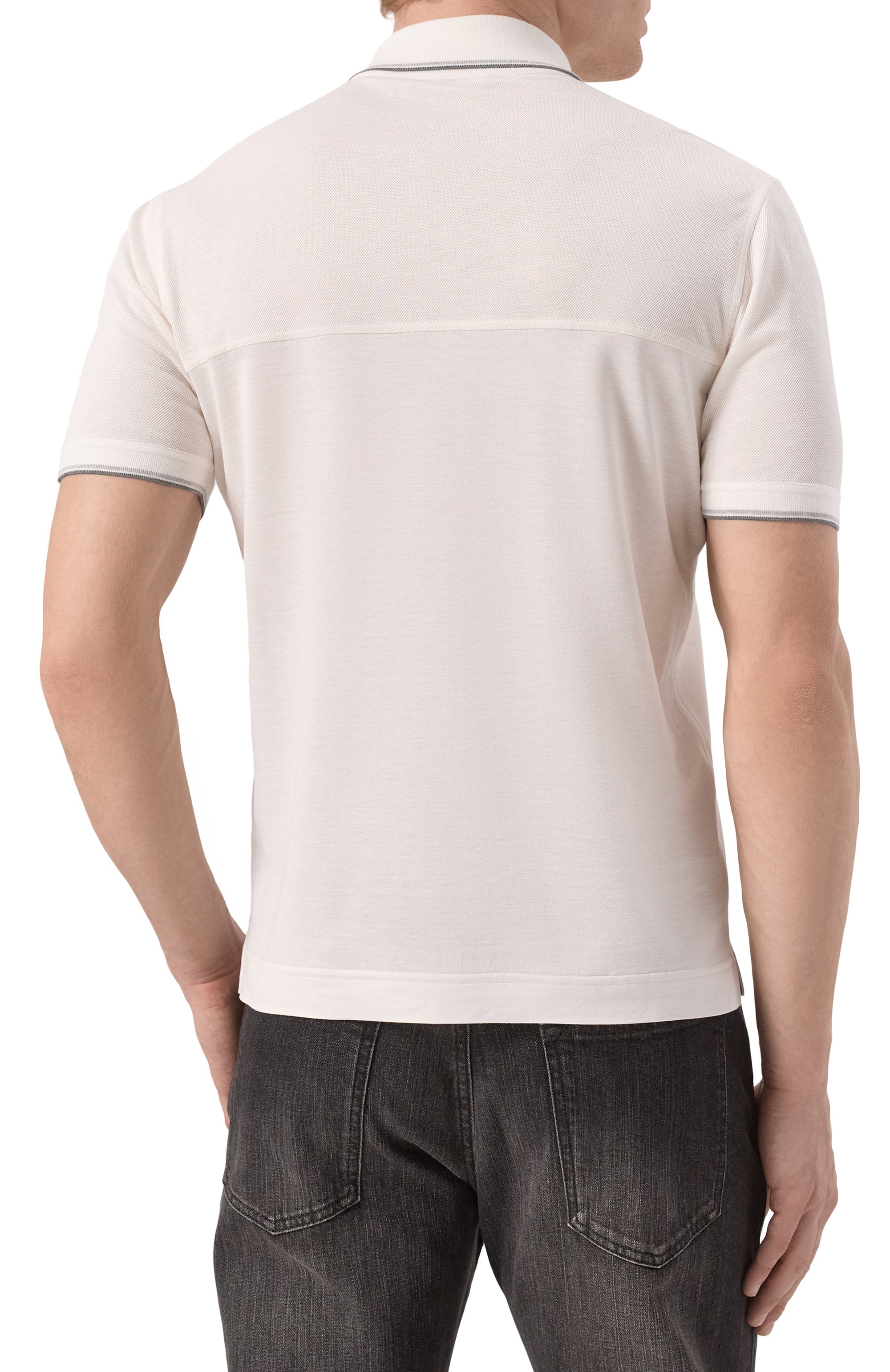 Поло из шелка и льна STEFANO RICCI, арт. K919053P31/T25102, фото 4