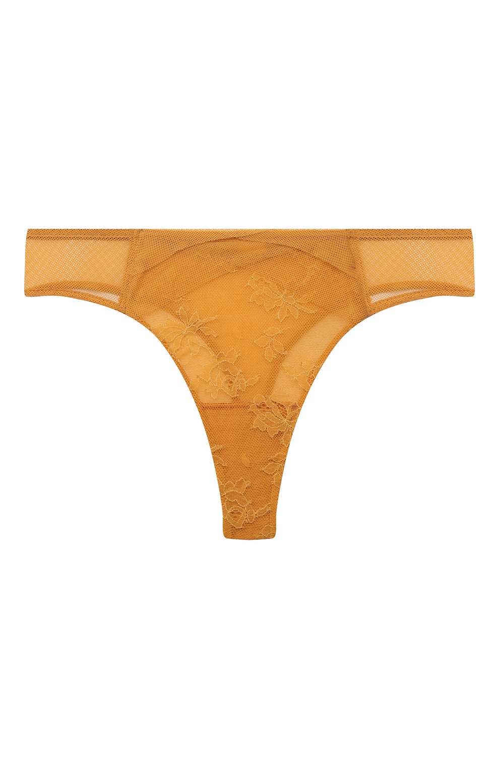 Трусы-стринги CHANTAL THOMASS горчичного цвета по цене 7850 руб., арт. T09350, фото 1 Трусы-стринги CHANTAL THOMASS, арт. T09350, фото 1