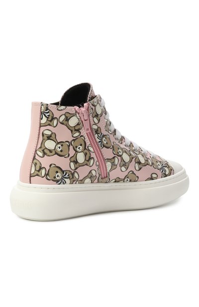 Кожаные кеды MOSCHINO, арт. 81927/VAR3/36-40, фото 3