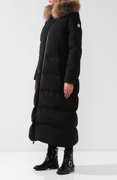 Пуховик с меховой отделкой капюшона MONCLER, арт. D2-093-49396-25-57843, фото 3