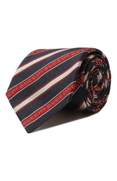 Мужской шелковый галстук GUCCI, арт. 672364 4E002