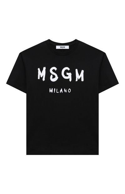 Хлопковая футболка MSGM KIDS, арт. S4MSJUTH011, фото 1