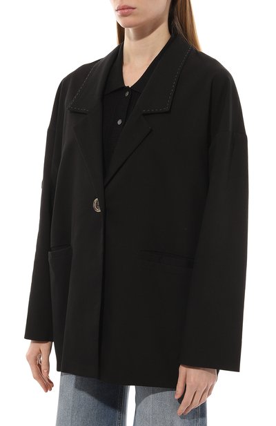 Хлопковый жакет VICTORIA ANDREYANOVA, арт. TS-SS23-7139, фото 3