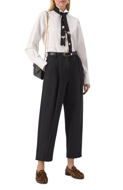 Меховые пенни-лоферы le loafer SAINT LAURENT, арт. 818917/AAEPF, фото 2