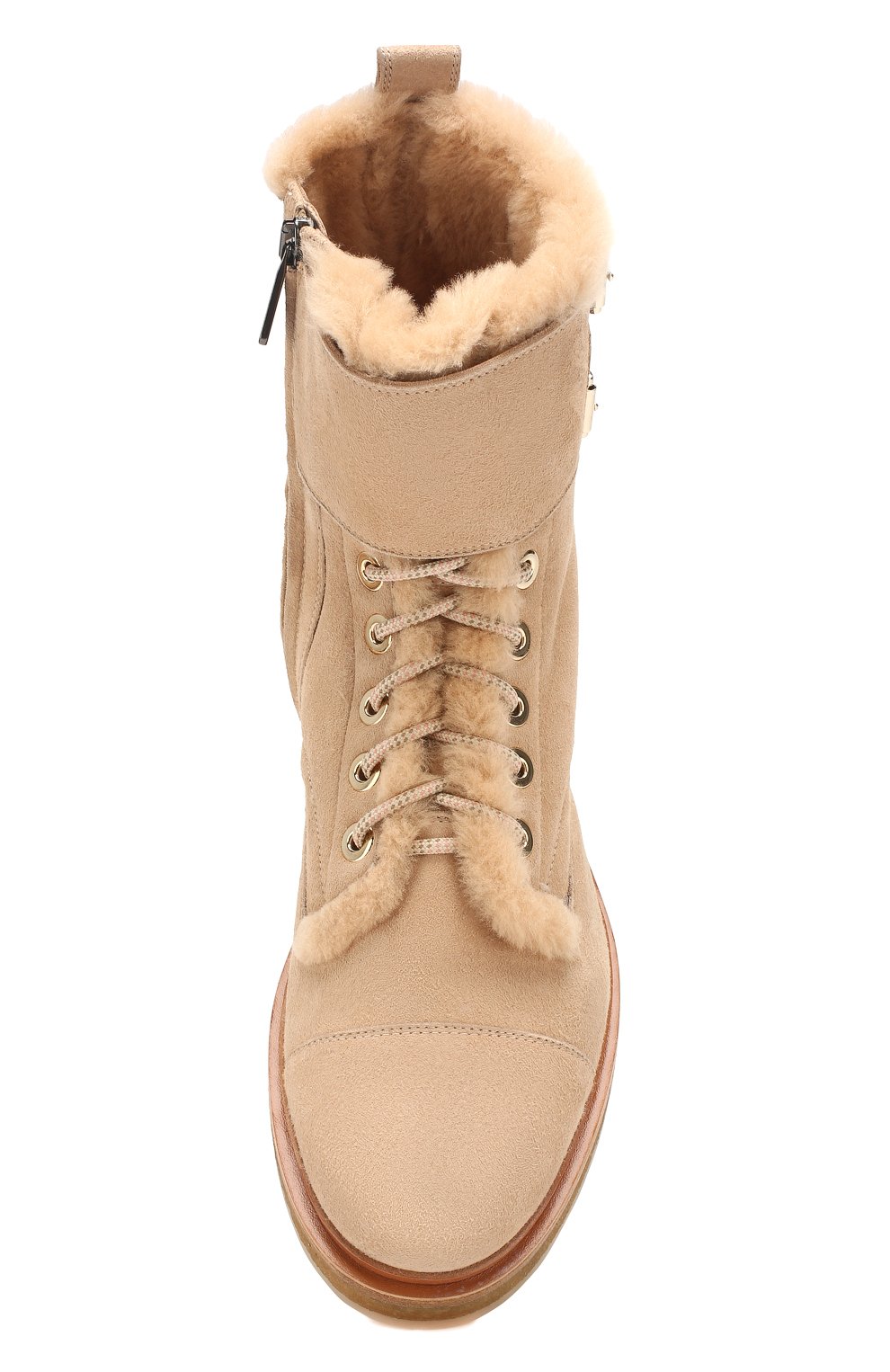 Замшевые ботинки SANTONI, арт. WTAK58378PARAEYTE40, фото 5