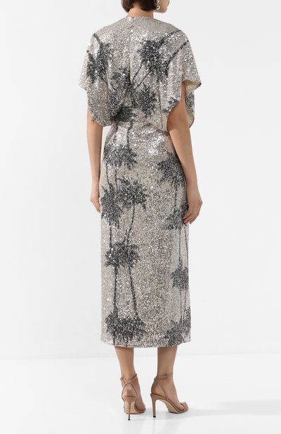 Платье с пайетками IN THE MOOD FOR LOVE серебряного цвета по цене 48200 руб., арт. ANCENS DRESS, фото 4 Платье с пайетками IN THE MOOD FOR LOVE, арт. ANCENS DRESS, фото 4