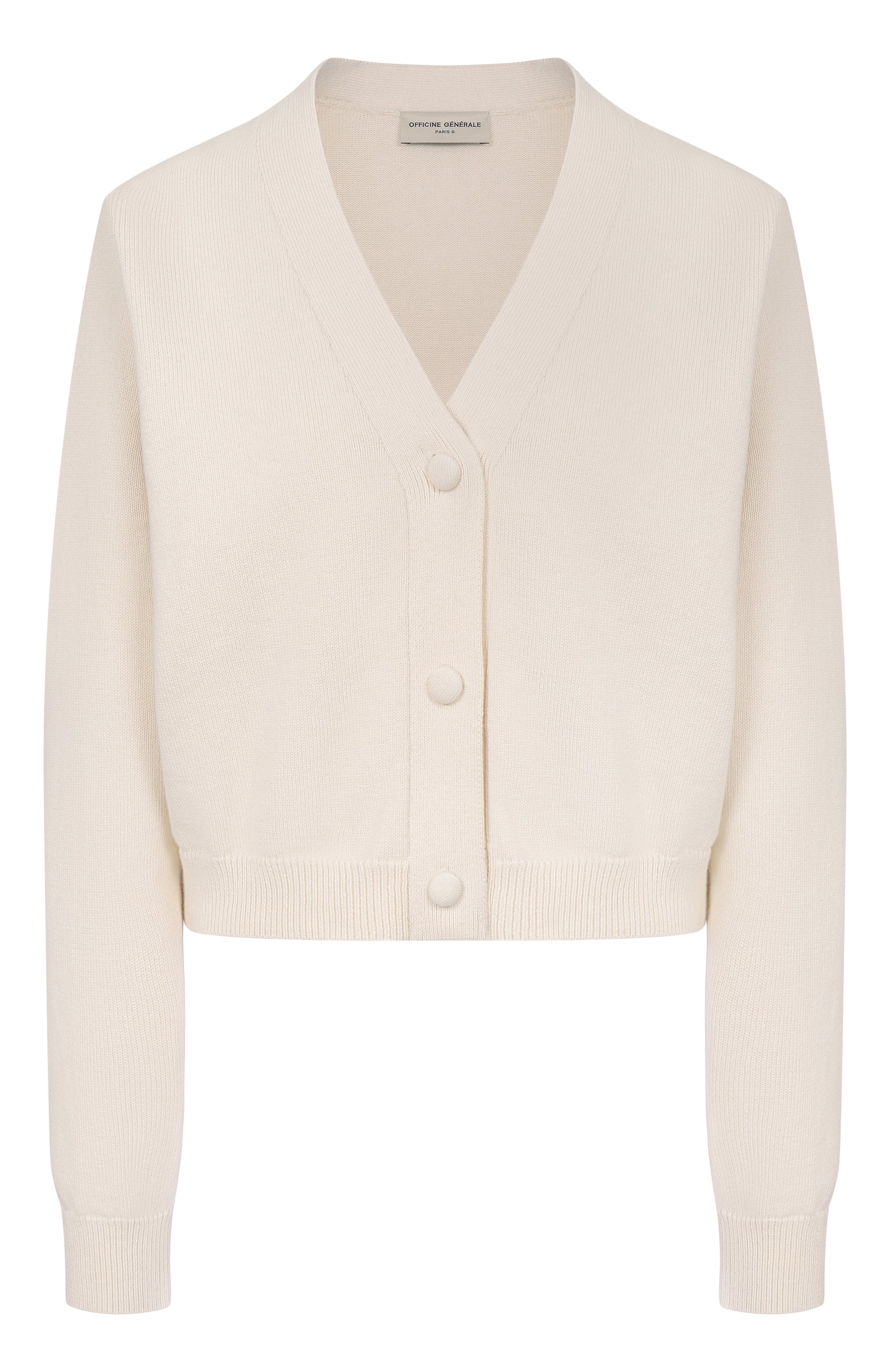 Кардиган из хлопка и кашемира OFFICINE GENERALE, арт. S26WKNT311, фото 1
