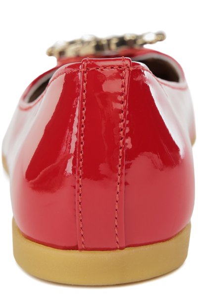 Лаковые балетки с логотипом бренда ROBERTO CAVALLI, арт. 41410/28-35, фото 3