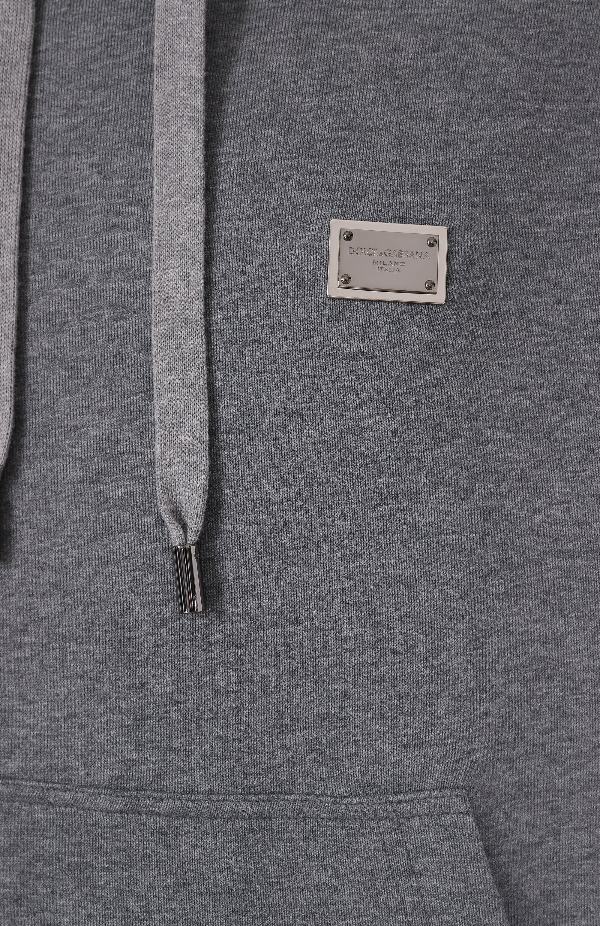Хлопковое худи DOLCE & GABBANA, арт. G9BGPT/G7N7B, фото 6