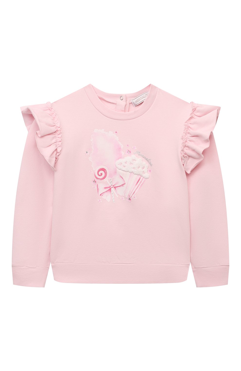 Комплект из свитшота и брюк MONNALISA, арт. 39D501NP., фото 2