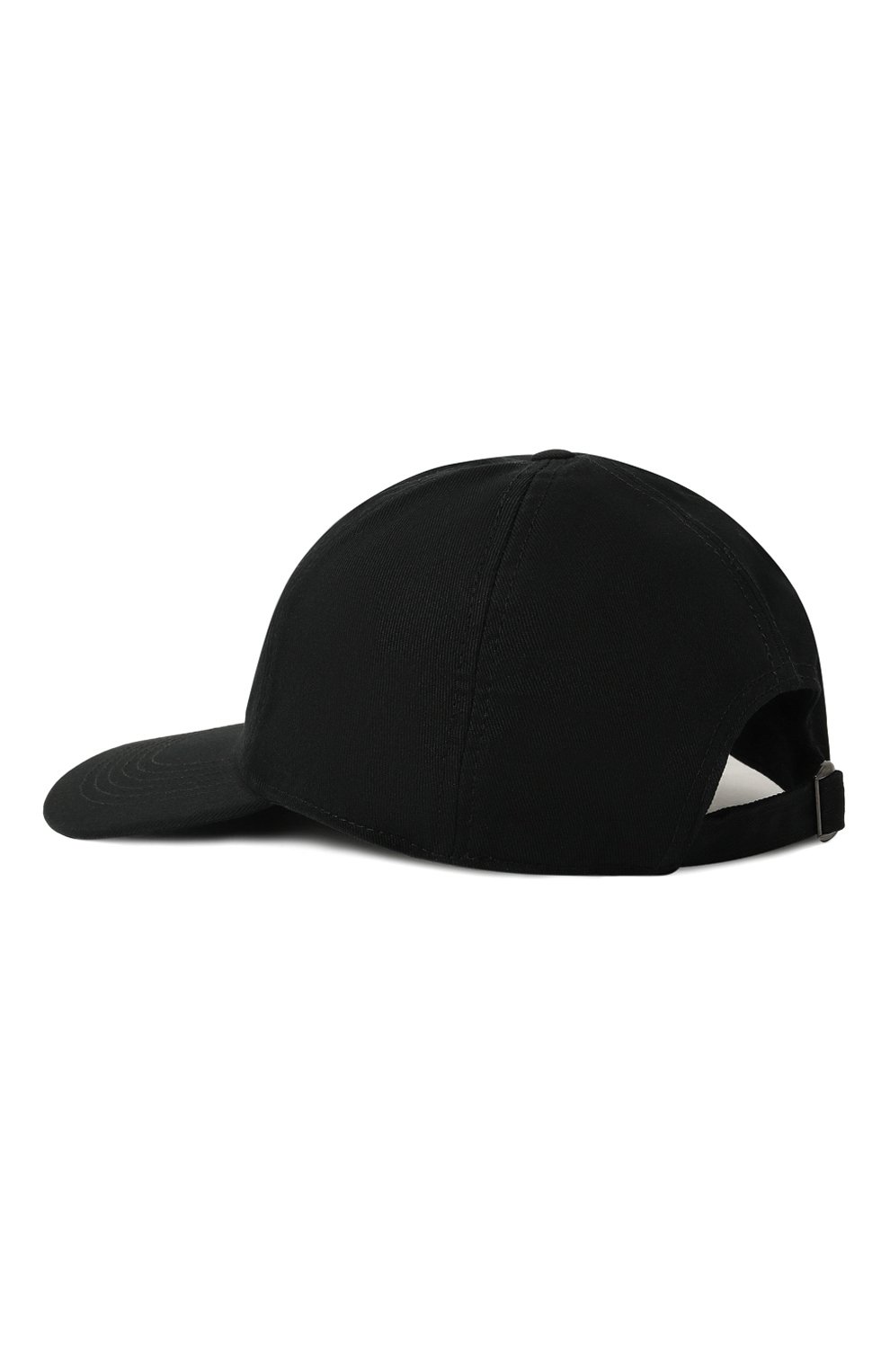Хлопковая бейсболка PALM ANGELS черного цвета по цене 17400 руб., арт. PMLB104F24FAB004, фото 2 Хлопковая бейсболка PALM ANGELS, арт. PMLB104F24FAB004, фото 2