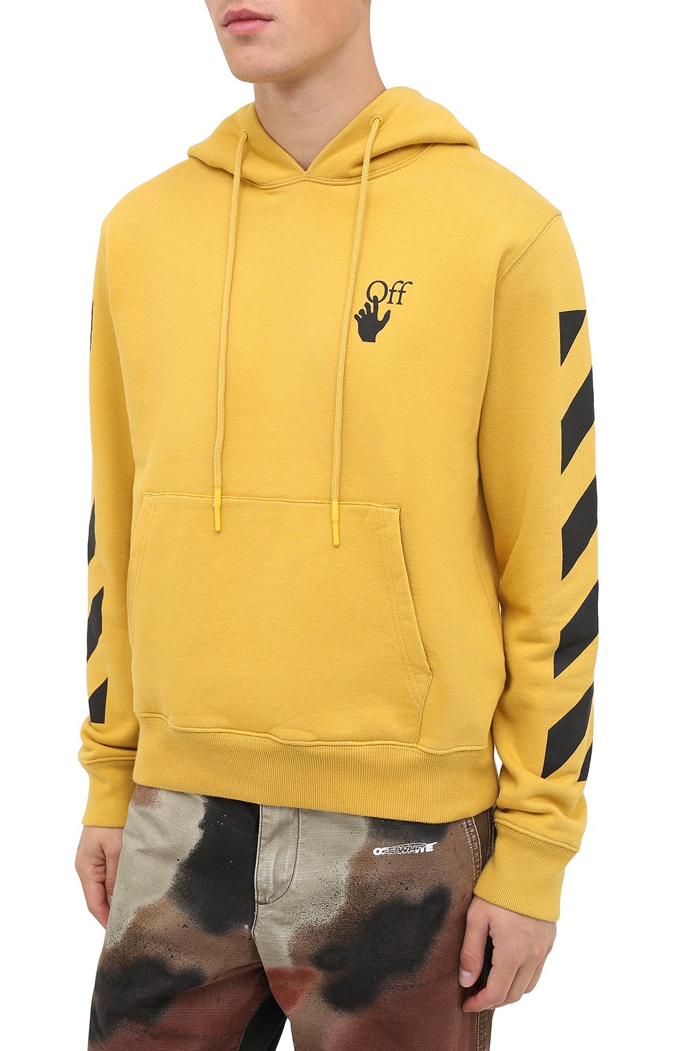 Хлопковое худи OFF-WHITE, арт. 0MBB034F20FLE0091610, фото 3