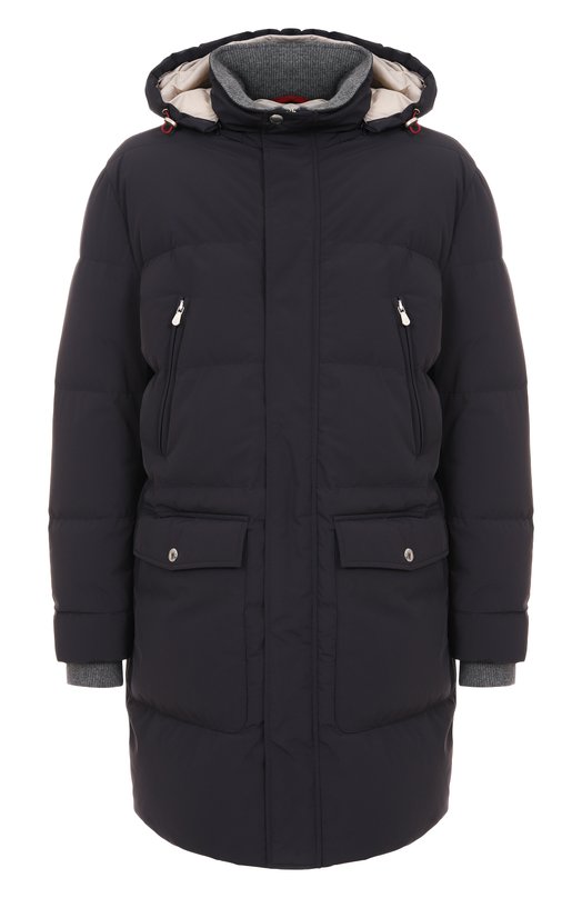 Пуховик Brunello Cucinelli MM4911827 Синий MM4911827