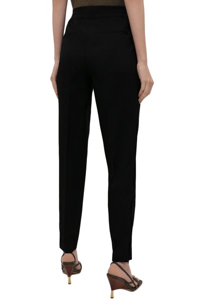 Шерстяные брюки JIL SANDER черного цвета по цене 87200 руб., арт. JSWT315000-WT202500, фото 4 Шерстяные брюки JIL SANDER, арт. JSWT315000-WT202500, фото 4
