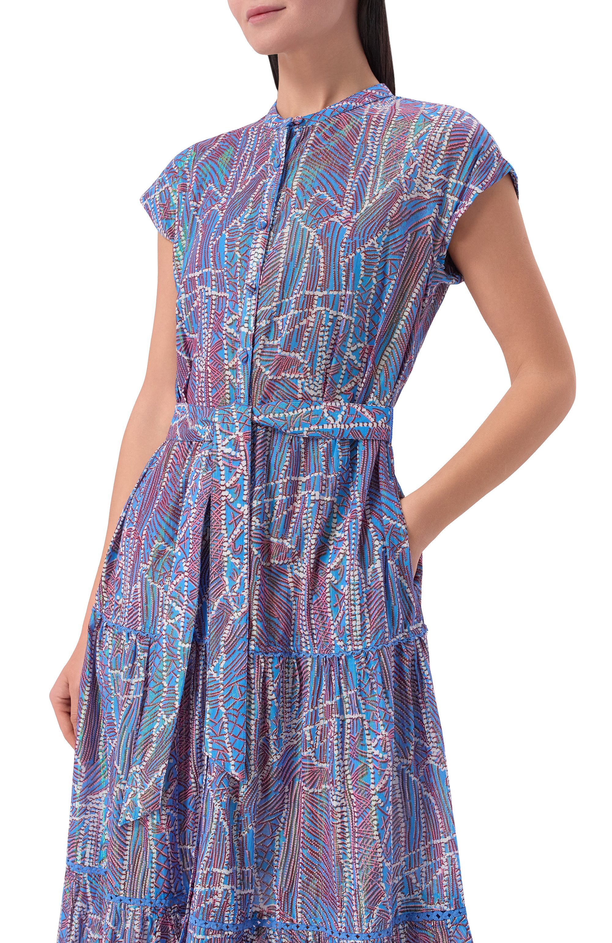 Хлопковое платье POUPETTE ST BARTH, арт. WK2R26LCXAKB, фото 4