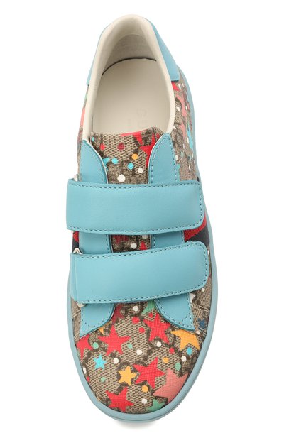Кеды GUCCI синего цвета по цене 33650 руб., арт. 463090/2R610, фото 4 Кеды GUCCI, арт. 463090/2R610, фото 4