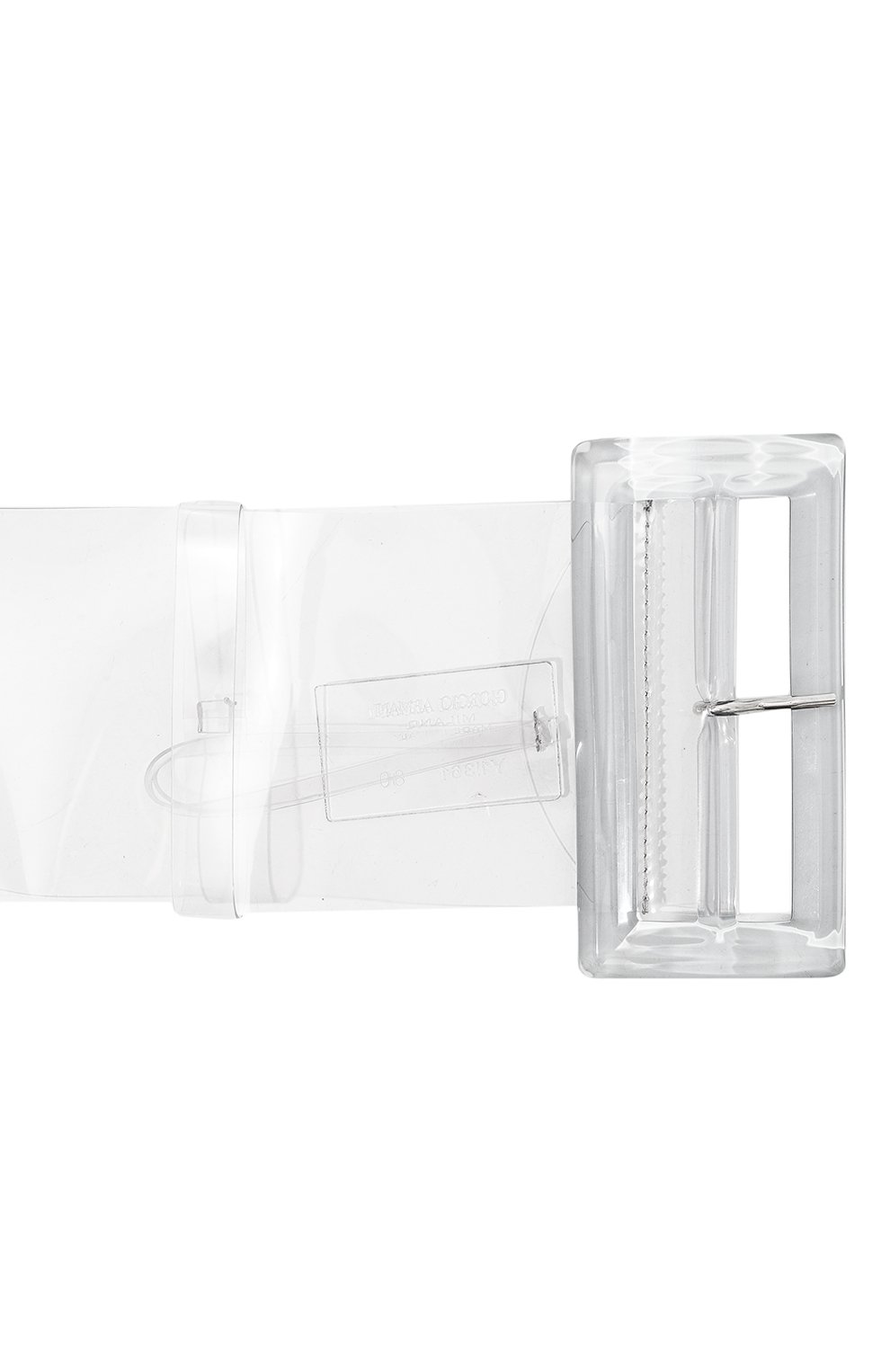 Ремень GIORGIO ARMANI прозрачного цвета по цене 51800 руб., арт. Y1I361/YWP5E, фото 4 Ремень GIORGIO ARMANI, арт. Y1I361/YWP5E, фото 4