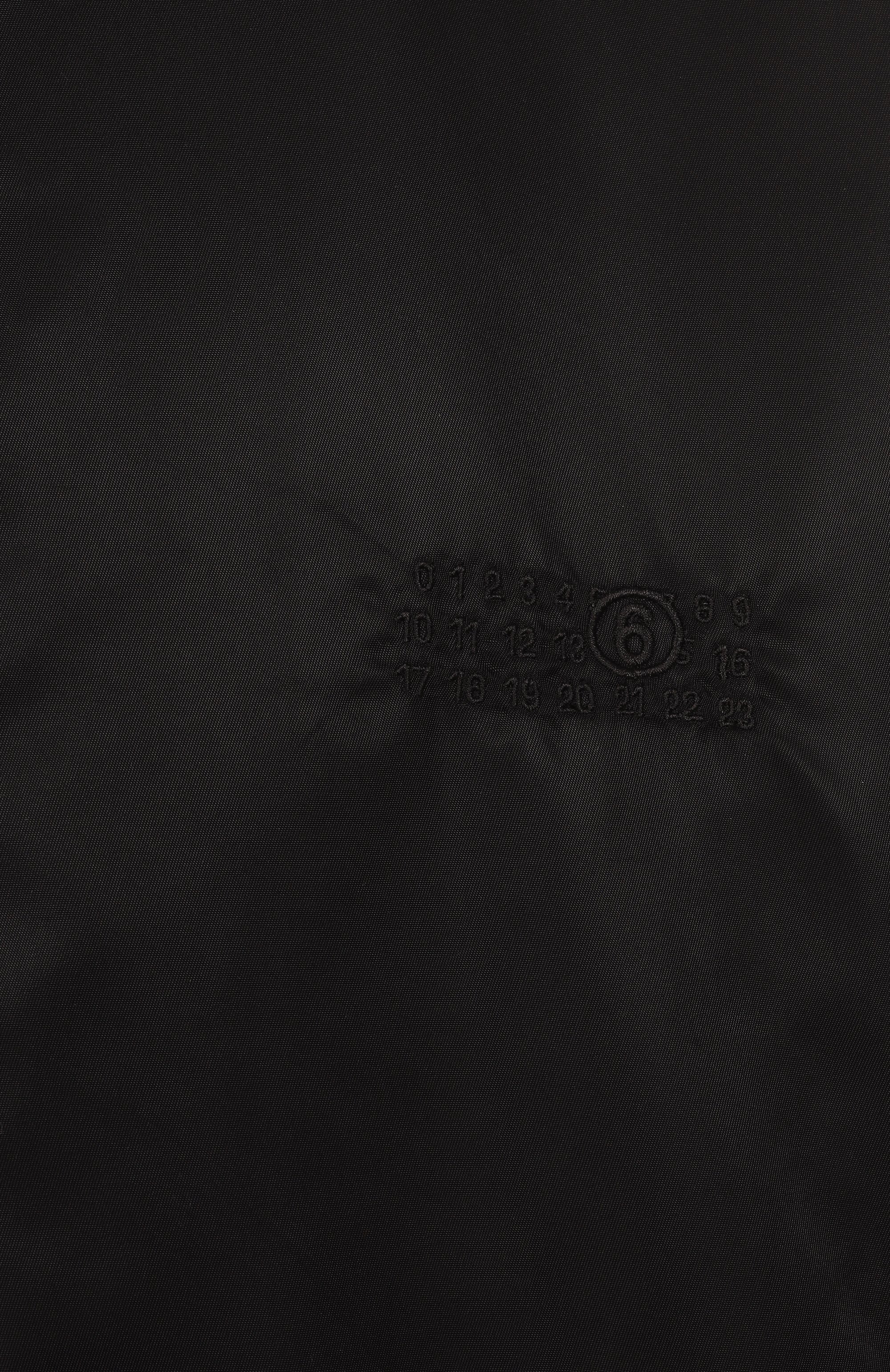 Бомбер MM6 черного цвета по цене 175500 руб., арт. SH0AM0033/M35257, фото 6 Бомбер MM6, арт. SH0AM0033/M35257, фото 6