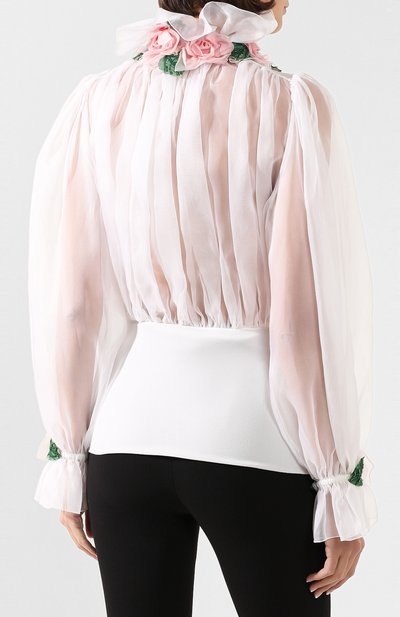 Шелковая блузка DOLCE & GABBANA, арт. F5L28Z/FU1BU, фото 4