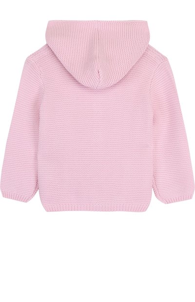 Хлопковый кардиган на пуговицах с капюшоном IL GUFO, арт. P18GF250EM600/12M-18M, фото 2