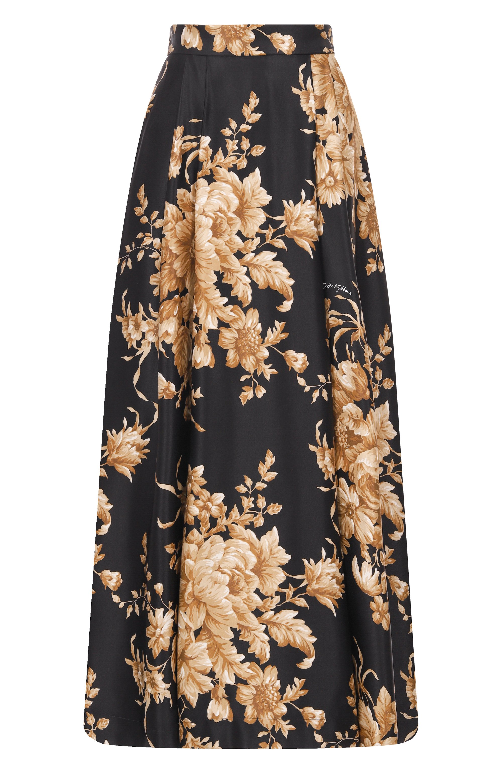 Шелковая юбка DOLCE & GABBANA, арт. F4C6VT/IS1ZU, фото 1