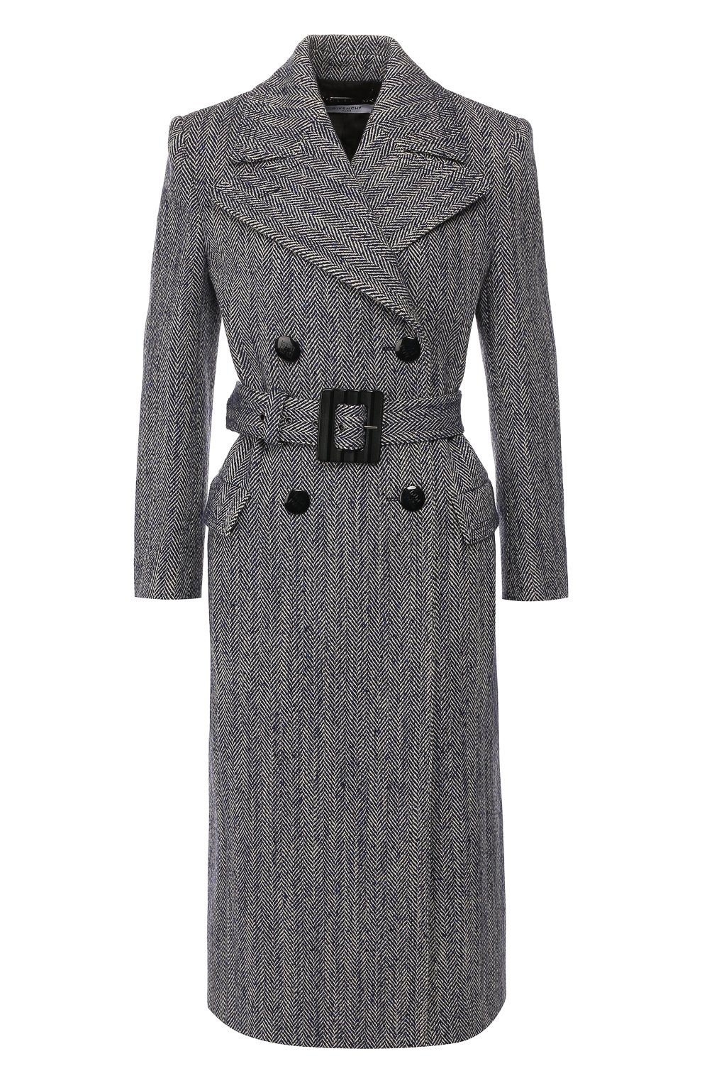 Шерстяное пальто GIVENCHY серого цвета по цене 263500 руб., арт. BWC05J12AR, фото 1 Шерстяное пальто GIVENCHY, арт. BWC05J12AR, фото 1