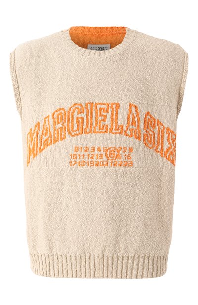 Мужской жилет из хлопка и льна MM6, арт. SH0FB0012/M13084