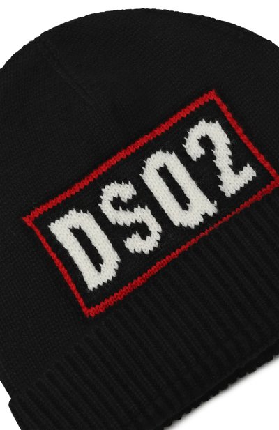 Шапка из шерсти и хлопка DSQUARED2, арт. DQ3122/D0AFJ, фото 3