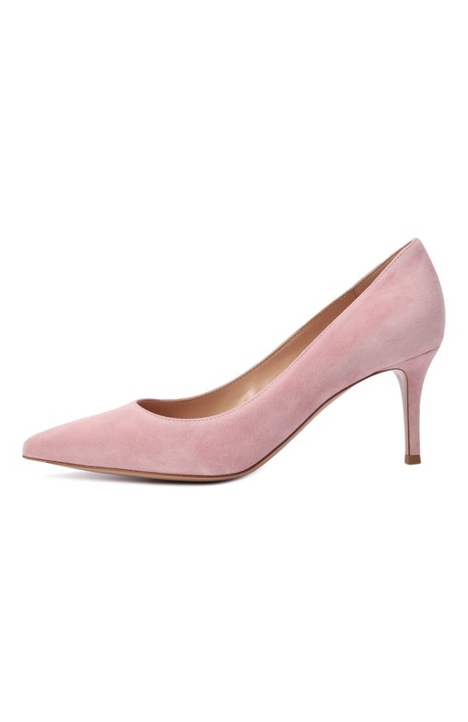 Замшевые туфли Gianvito 70 Gianvito Rossi G26770.70RIC.CAMSAKU Розовый  G26770.70RIC.CAMSAKU Фото 4