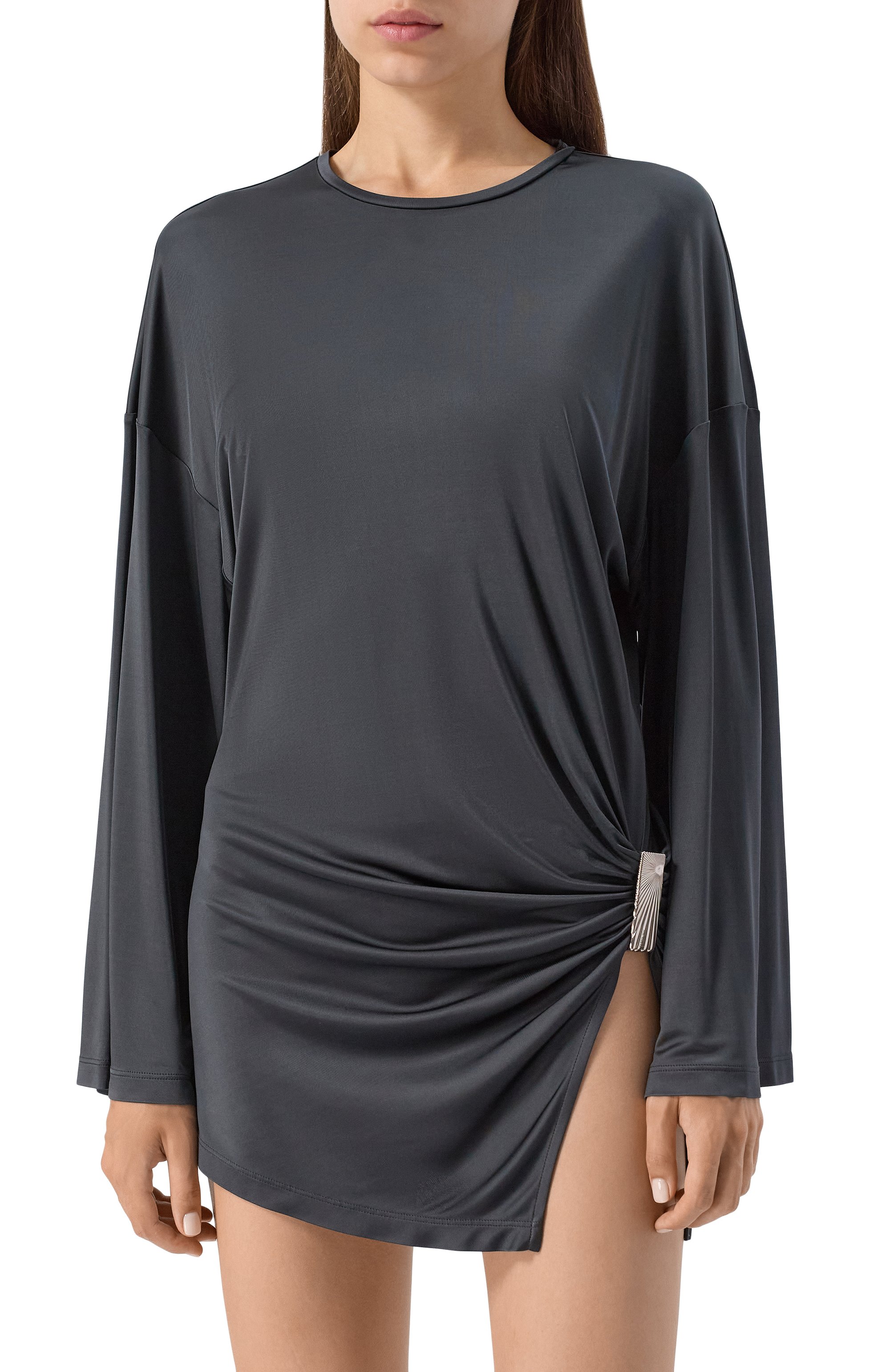 Платье из вискозы THE ATTICO, арт. 251WCA00453/VVV107AA, фото 3