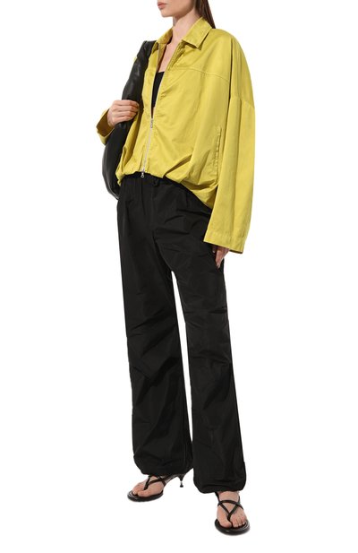Хлопковая куртка DRIES VAN NOTEN желтого цвета по цене 108500 руб., арт. 231-010506-6055, фото 2 Хлопковая куртка DRIES VAN NOTEN, арт. 231-010506-6055, фото 2