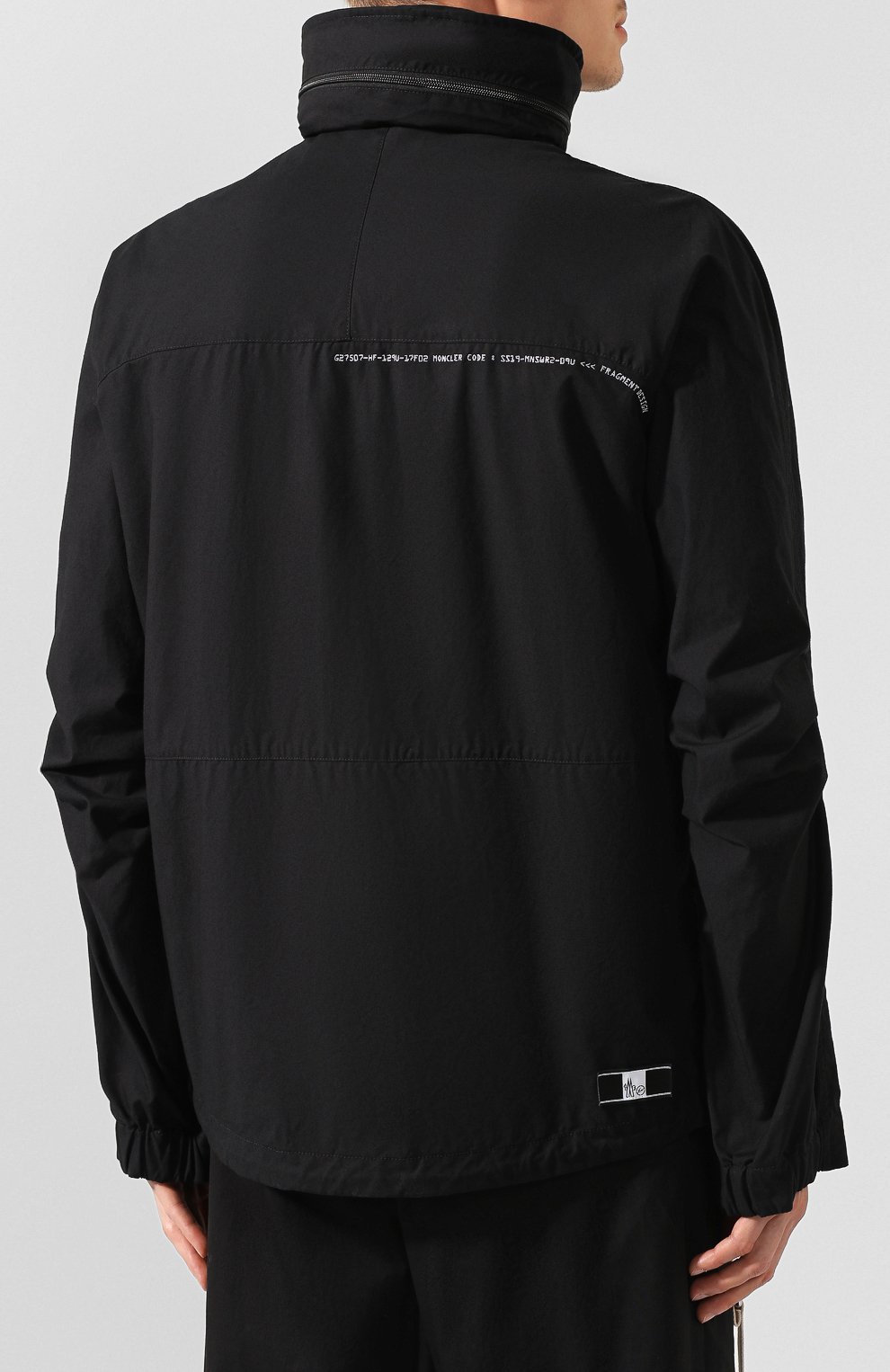 Черная мужская куртка 7 moncler fragment hiroshi fujiwara MONCLER