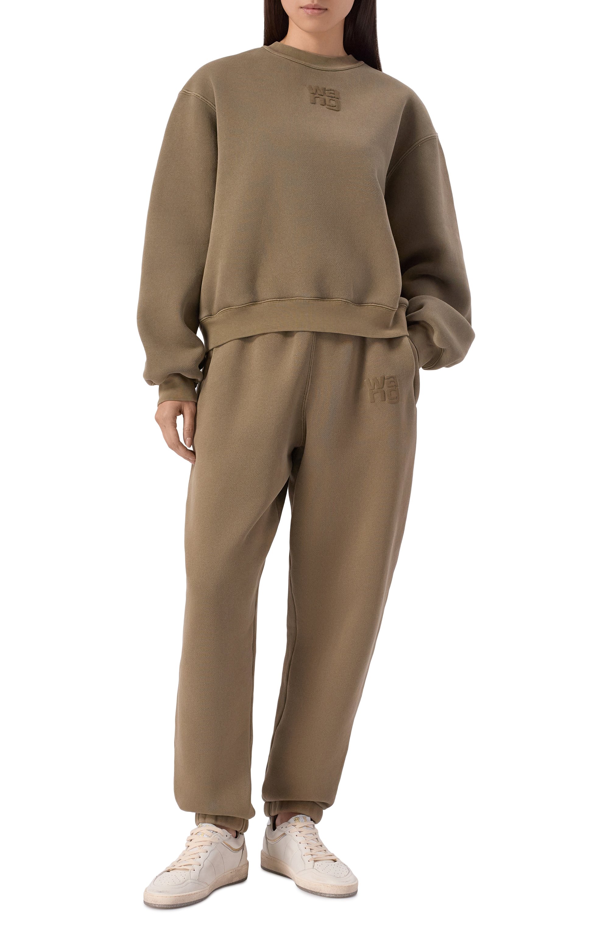 Хлопковые джоггеры ALEXANDERWANG.T, арт. 4CC3244403, фото 2