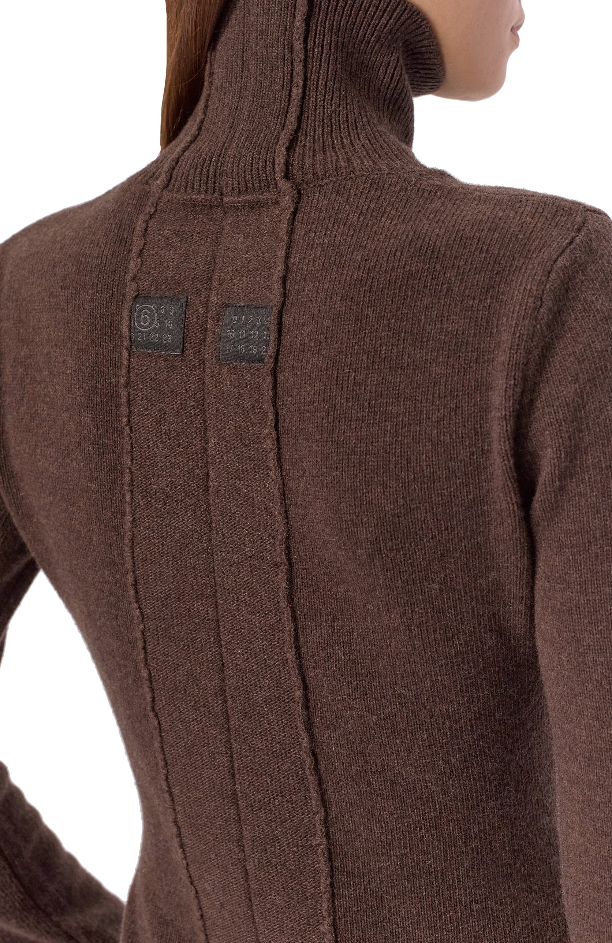 Шерстяное платье MM6, арт. S62DD0054/M13187, фото 5