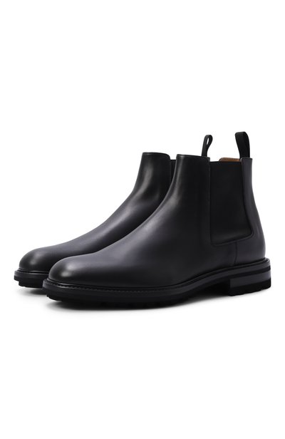 Мужские кожаные челси KITON, арт. USSA463N01493