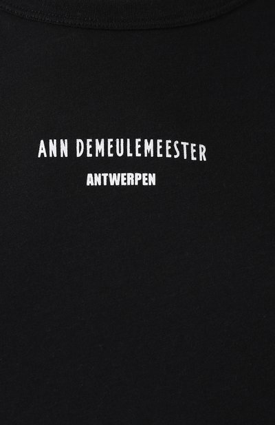 Хлопковая футболка ANN DEMEULEMEESTER, арт. 2001-3979-W-232-096, фото 5