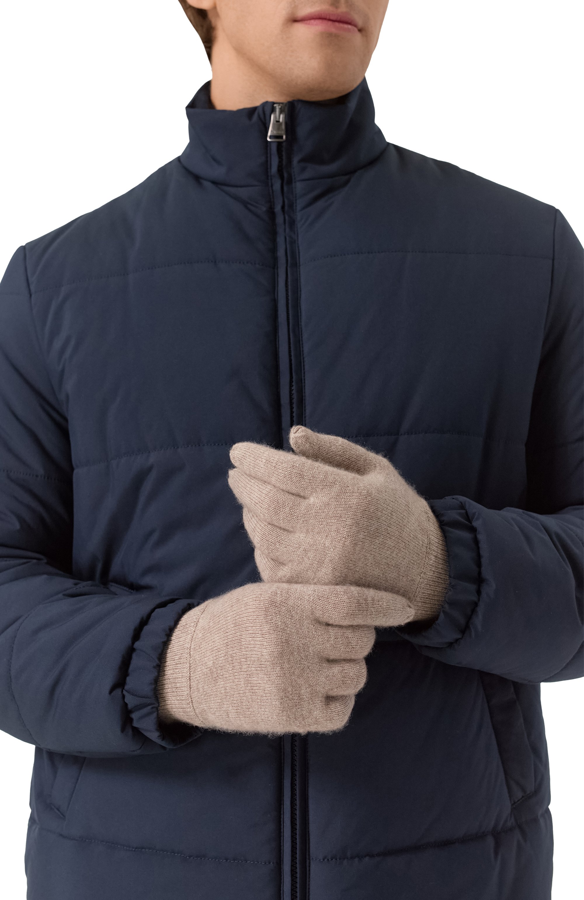 Кашемировые перчатки ALLUDE, арт. 255/92000, фото 2