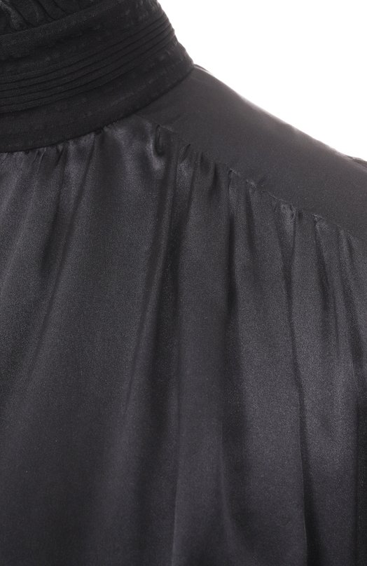 Атласное платье Ann Demeulemeester B0012817/FA624 Чёрный  B0012817/FA624 Фото 6