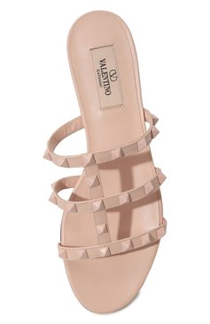 Кожаные шлепанцы rockstud VALENTINO, арт. 3W0S0C49/VB8, фото 1